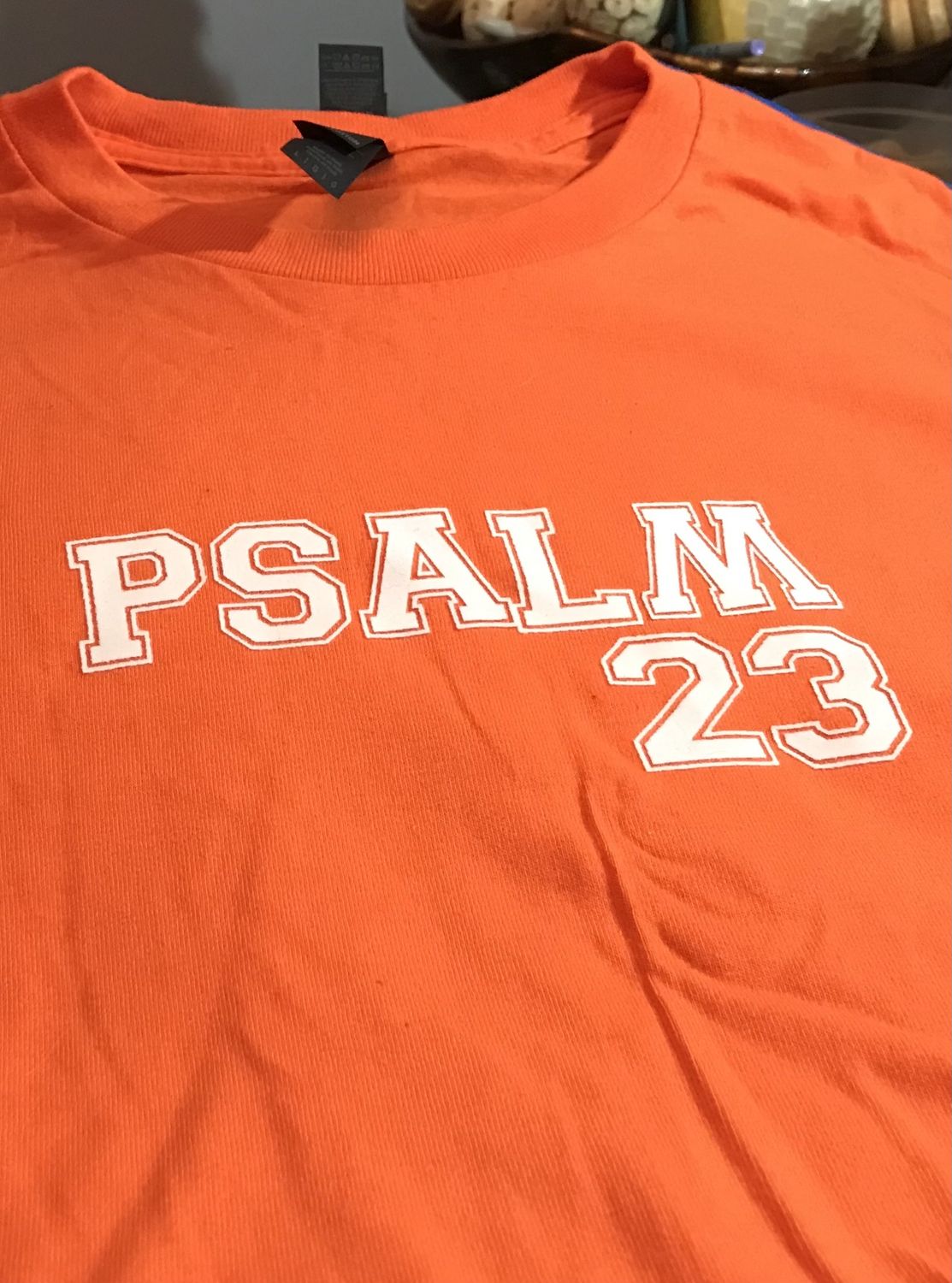 Psalm 23 T-shirt orange