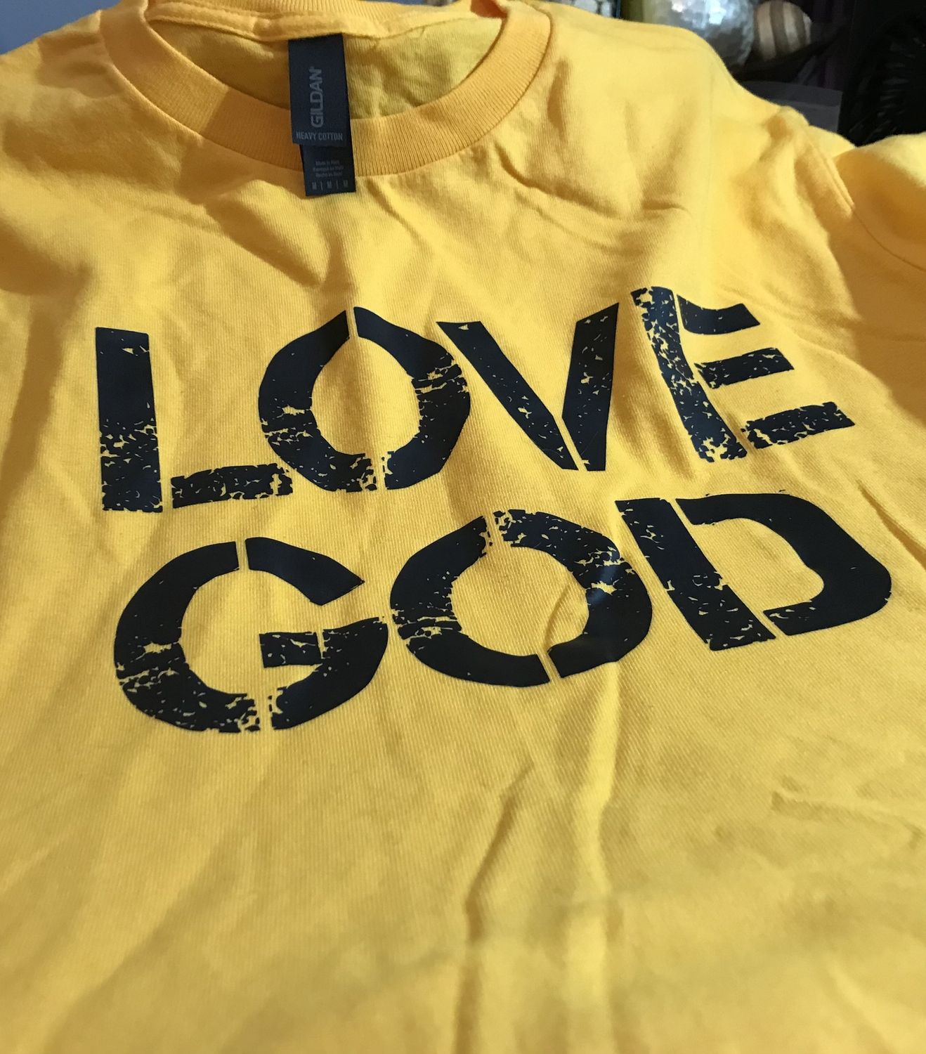 Love god Tshirt burgundy
