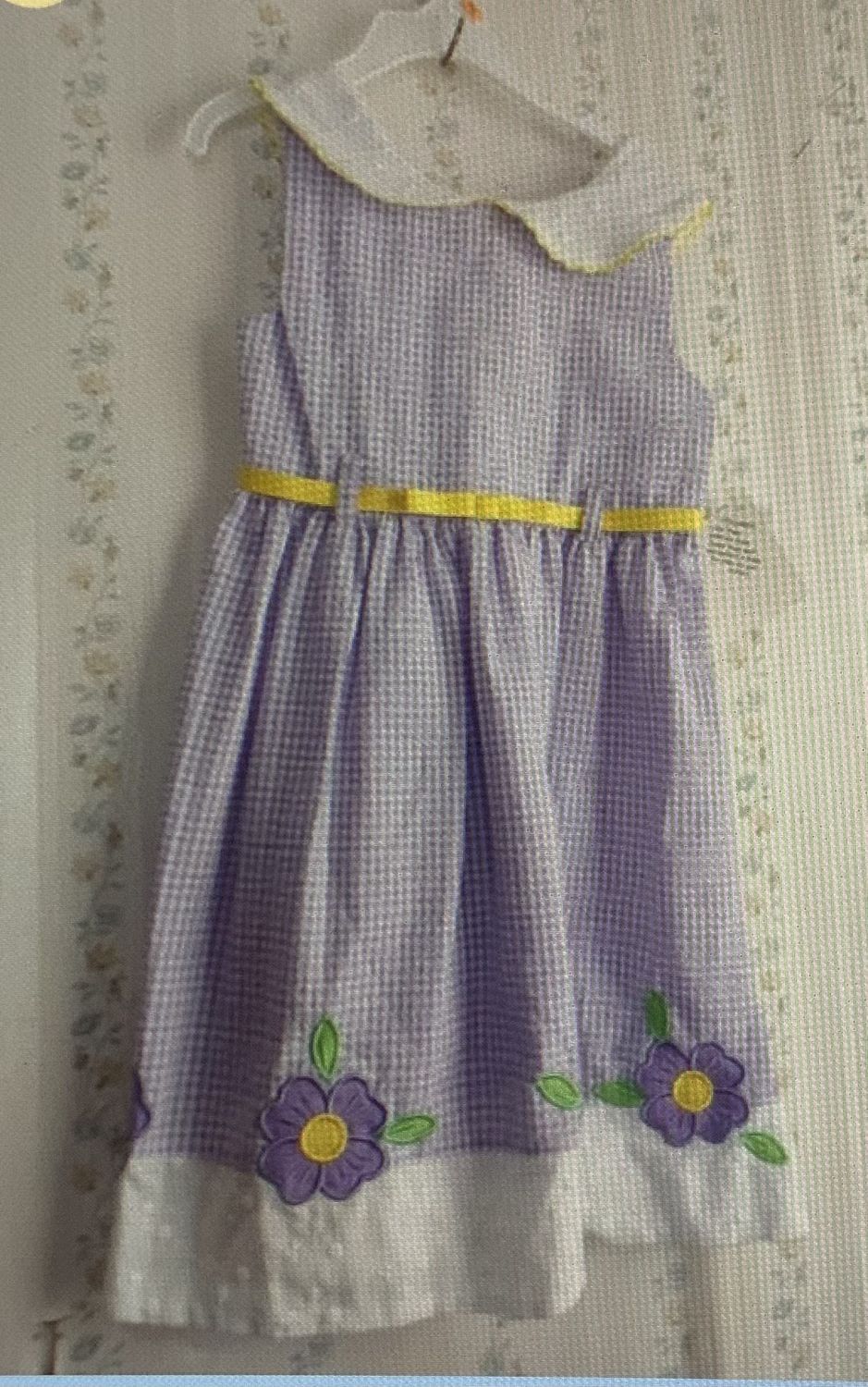 Girls dress purple 6x