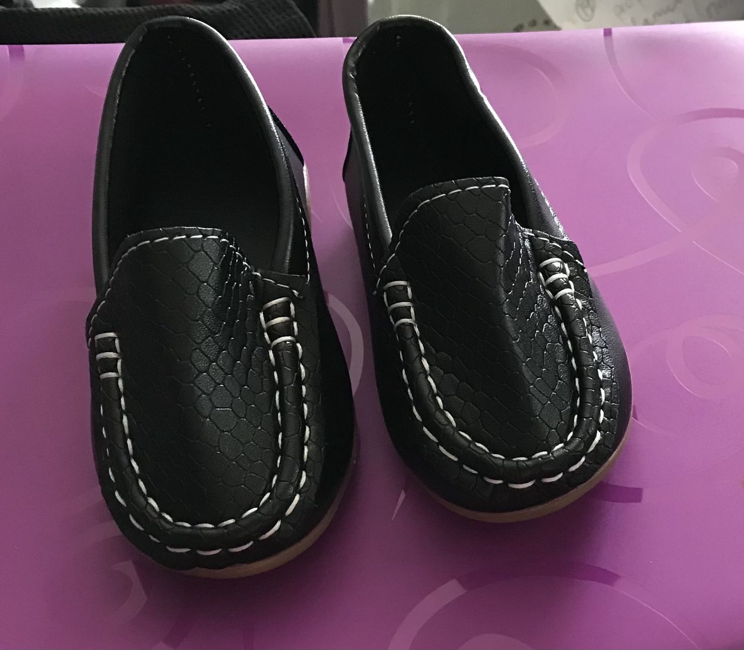 Baby leather shoe 3yrs black