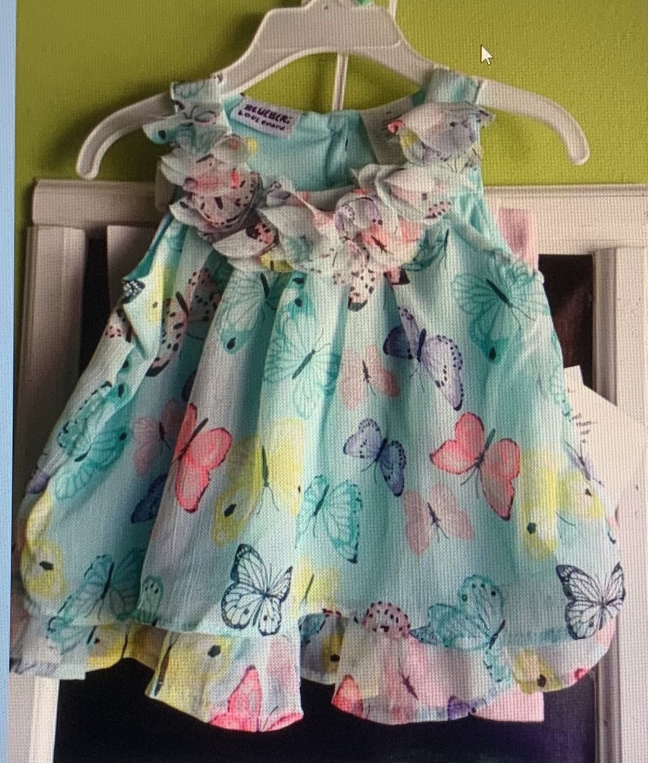 Baby’s  2pc aqua  dress