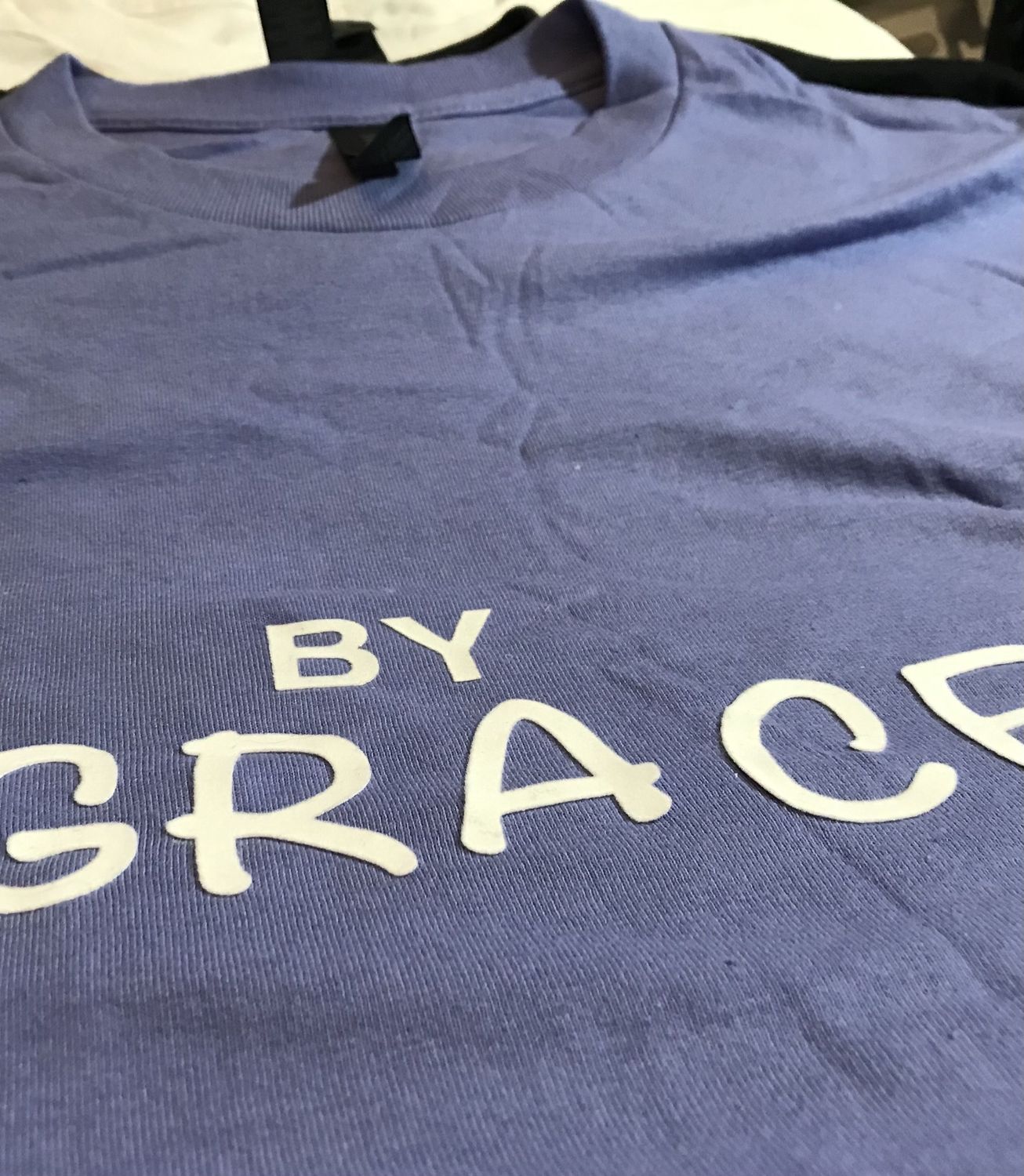 Saved by grace T-shirt lavender