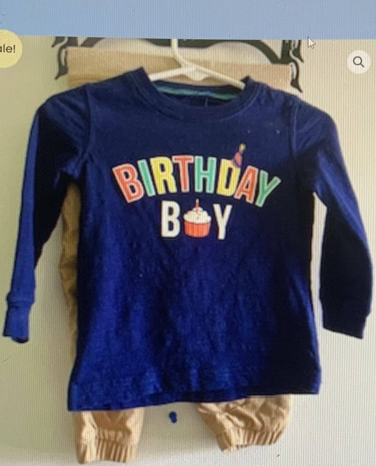 Kids 2pc outfit  size  birthday  size 12M