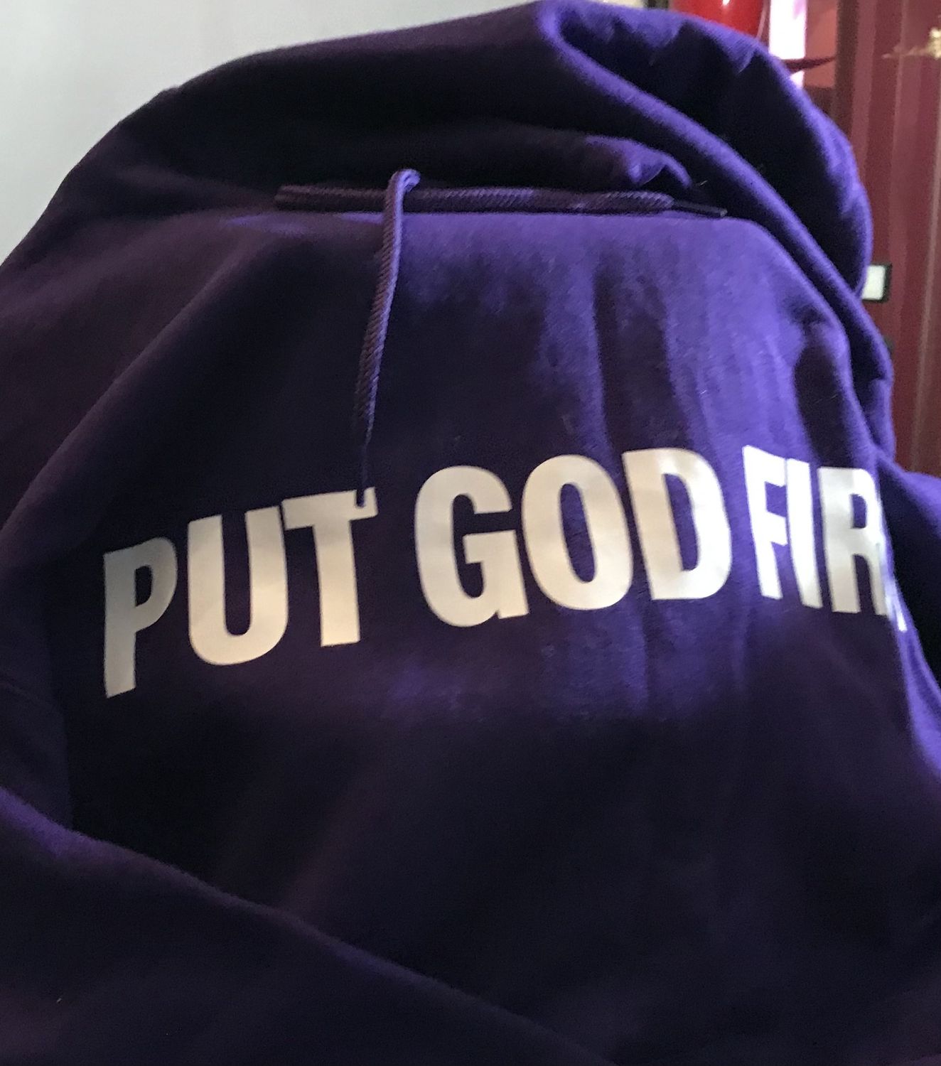 Sweatshirt hooded lavender