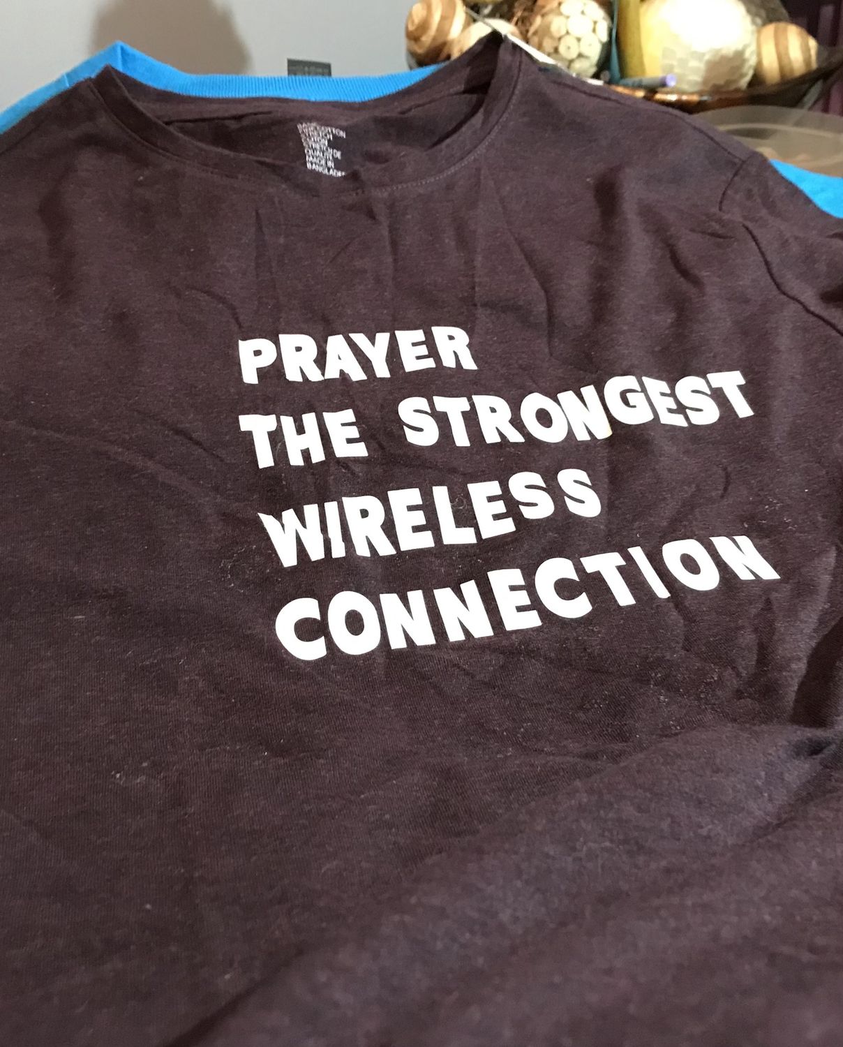 Prayer the stro. Connection brown