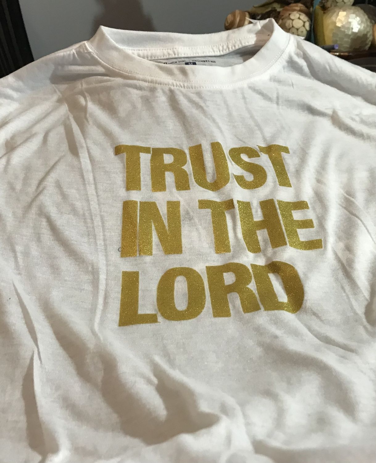 Trust in the lord T-shirt white