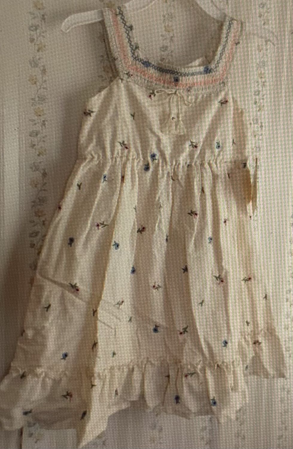 Girls 2pc dress floral bone