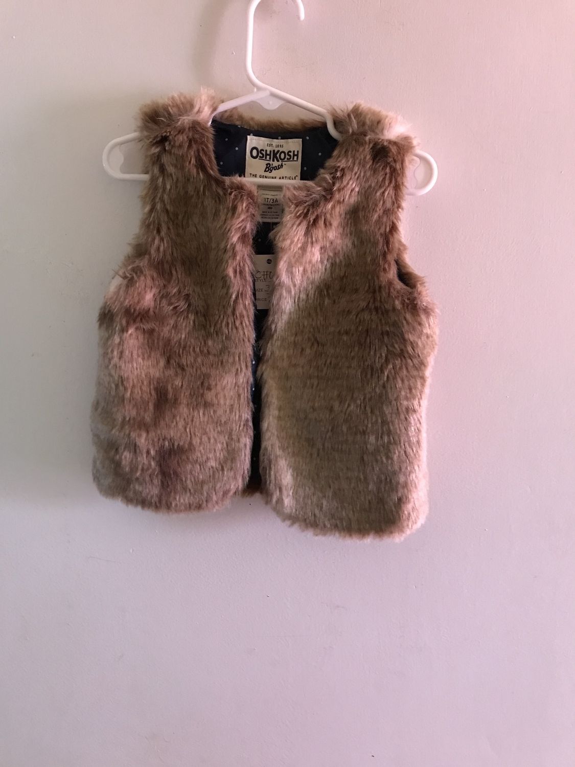 ARTISAN , NY Children fur coverall 4T