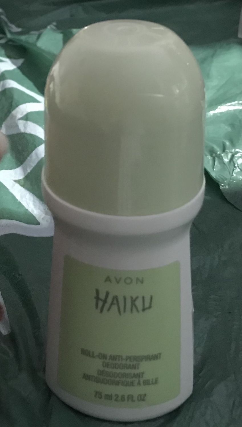 Avon deodorant haiku