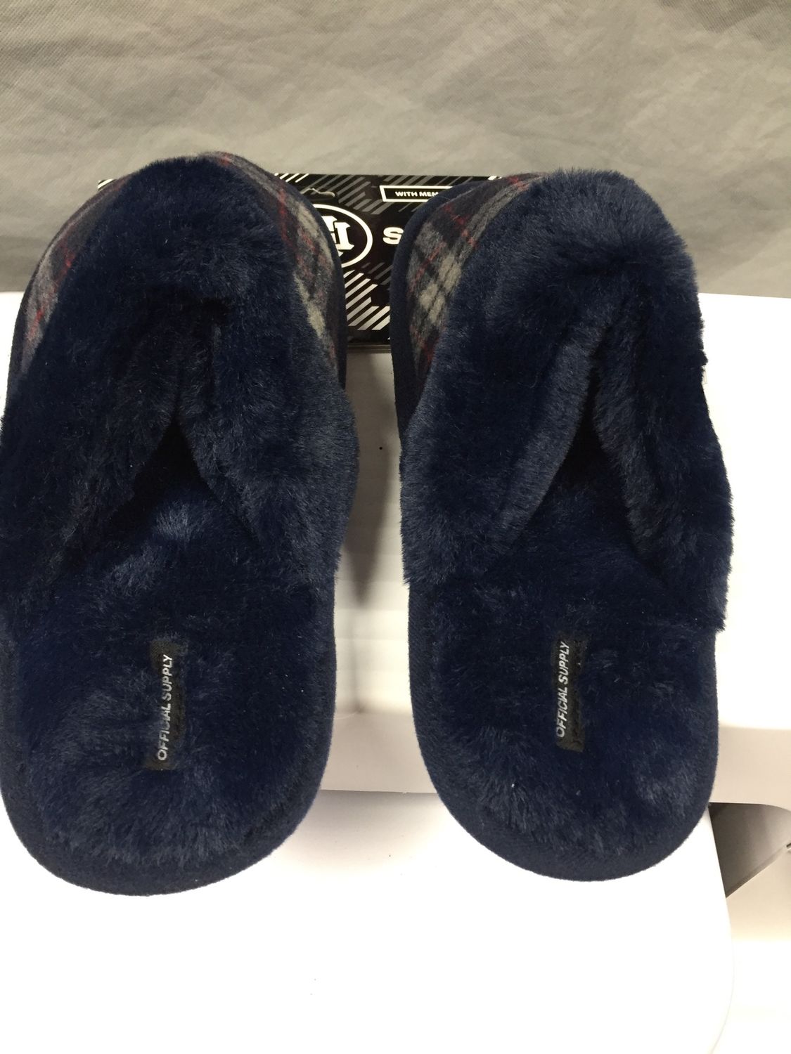 Cozy Slippers blue size New