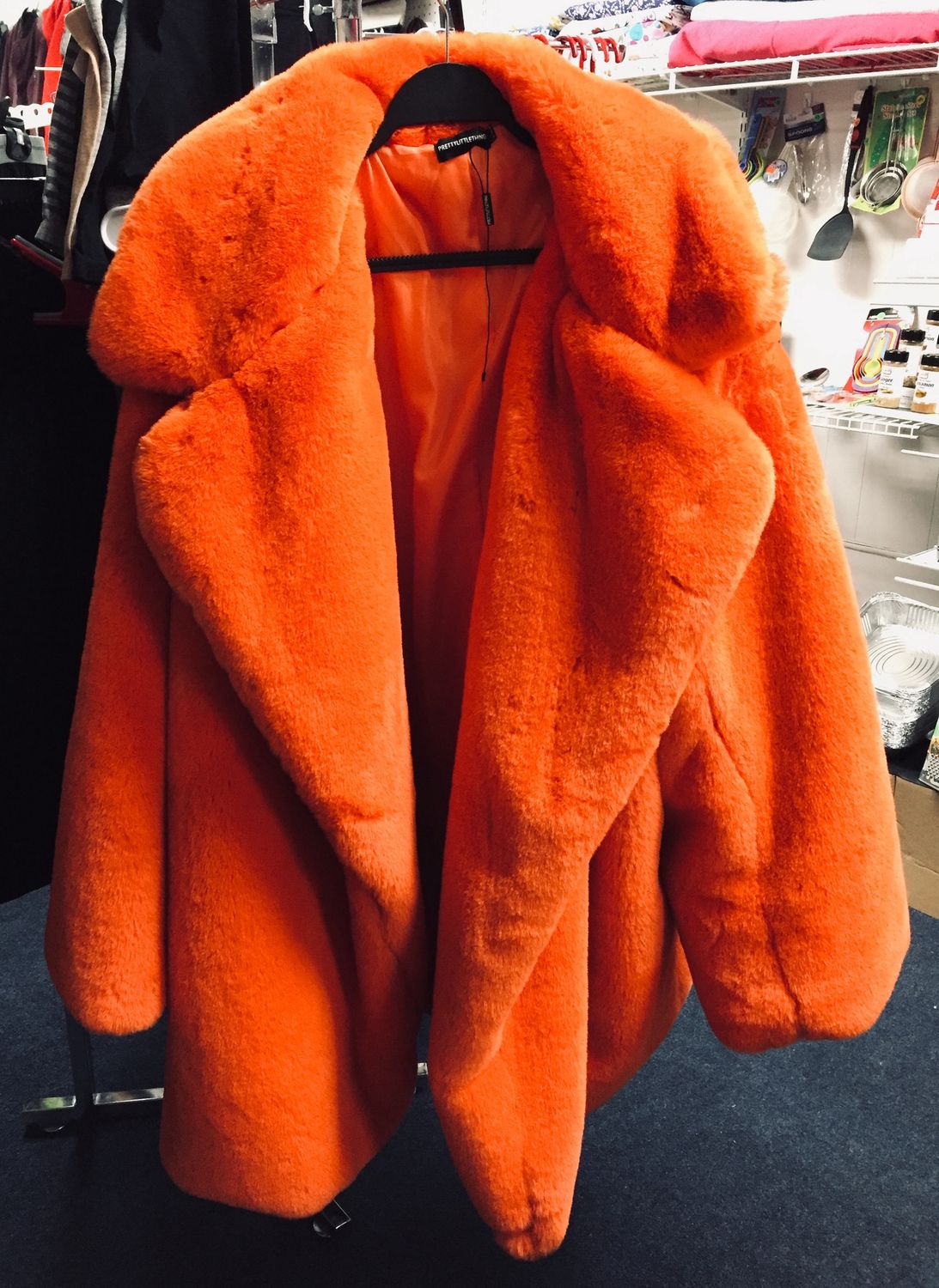 Women’s Clothing Faux Fur 3xOrange