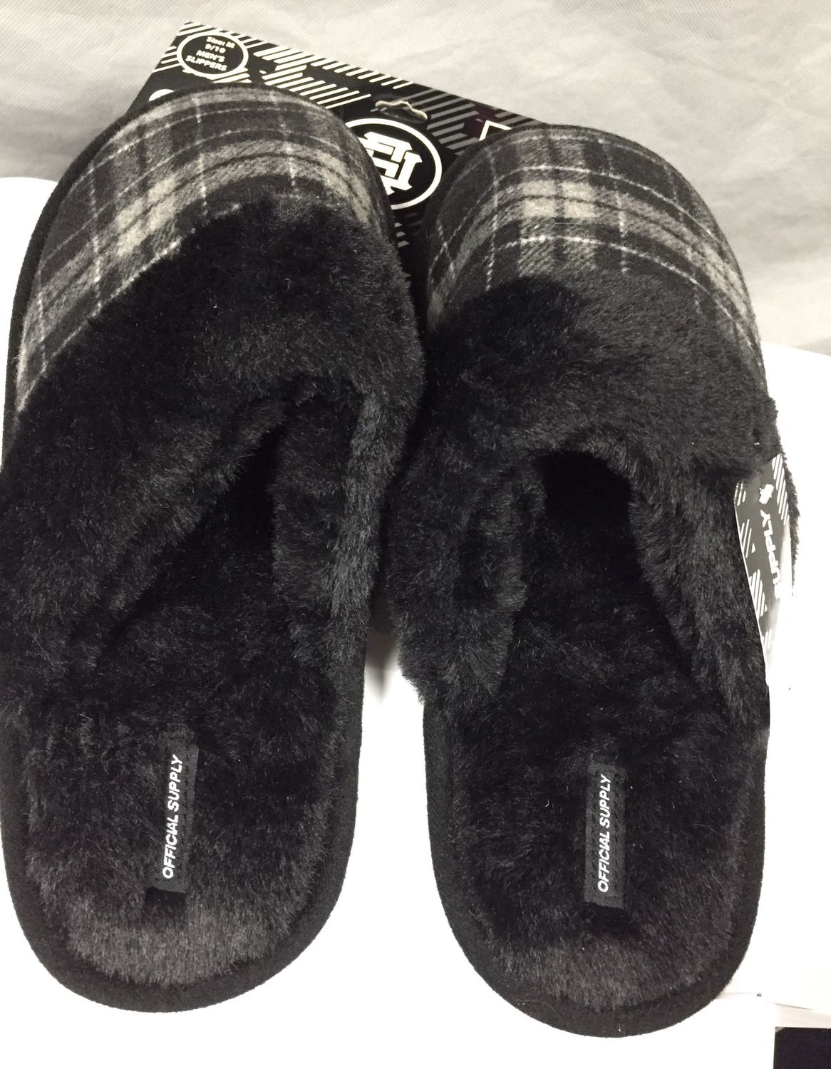 Cozy Slippers Brownb  size New