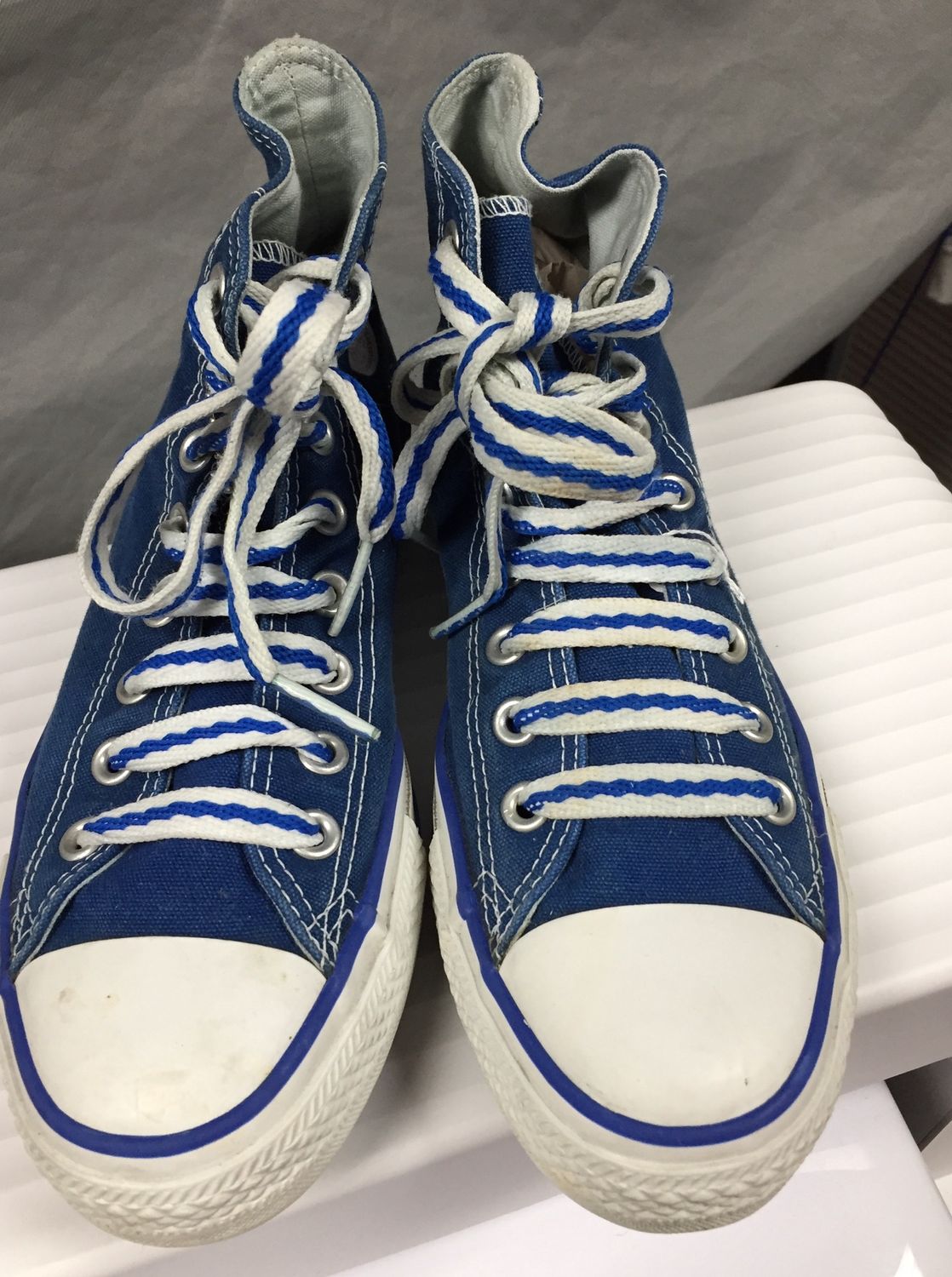 All Star Converse Size blue Timberland Shoe.Lace up Pre- Owned