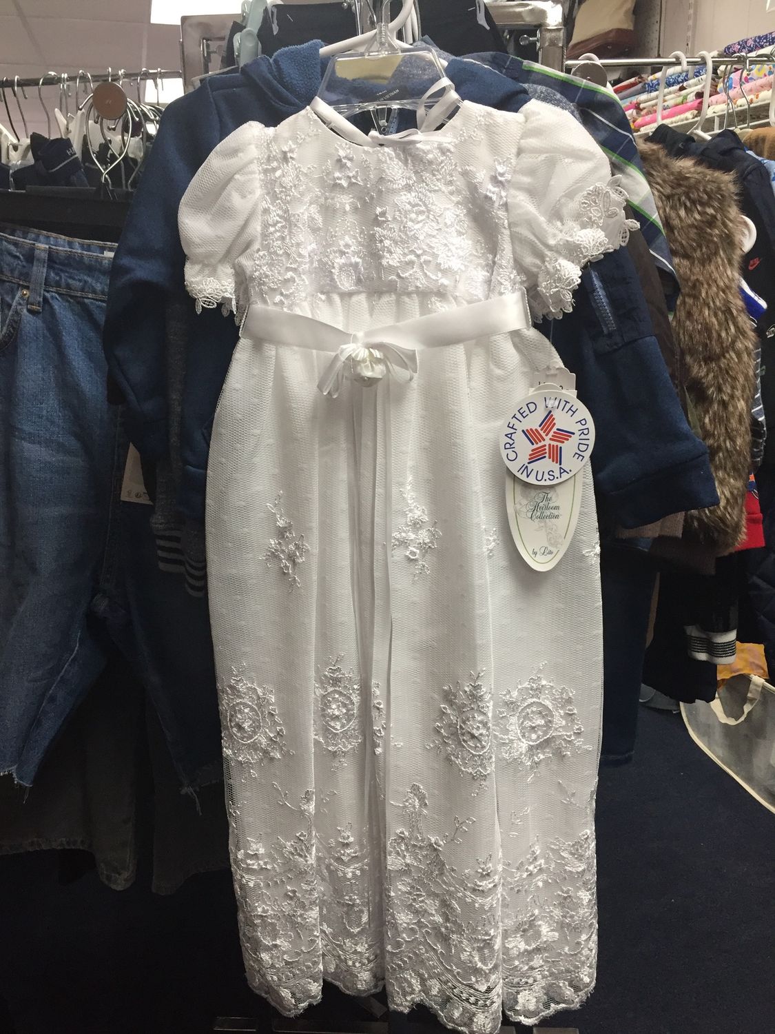 Baby’s Christaing Dress Outfit Small New