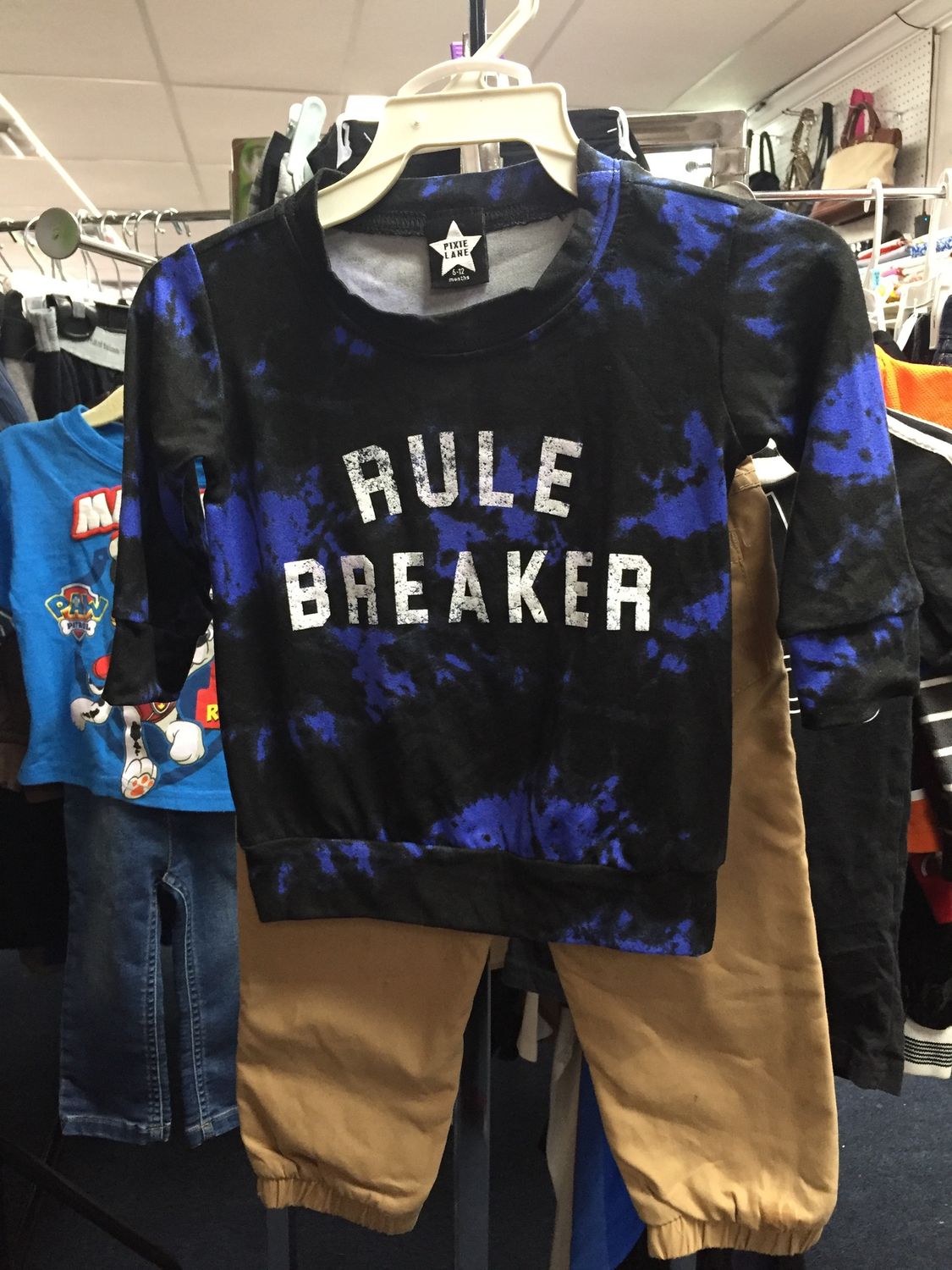 Rule Breaker Baby 2set outfit 6-12Months