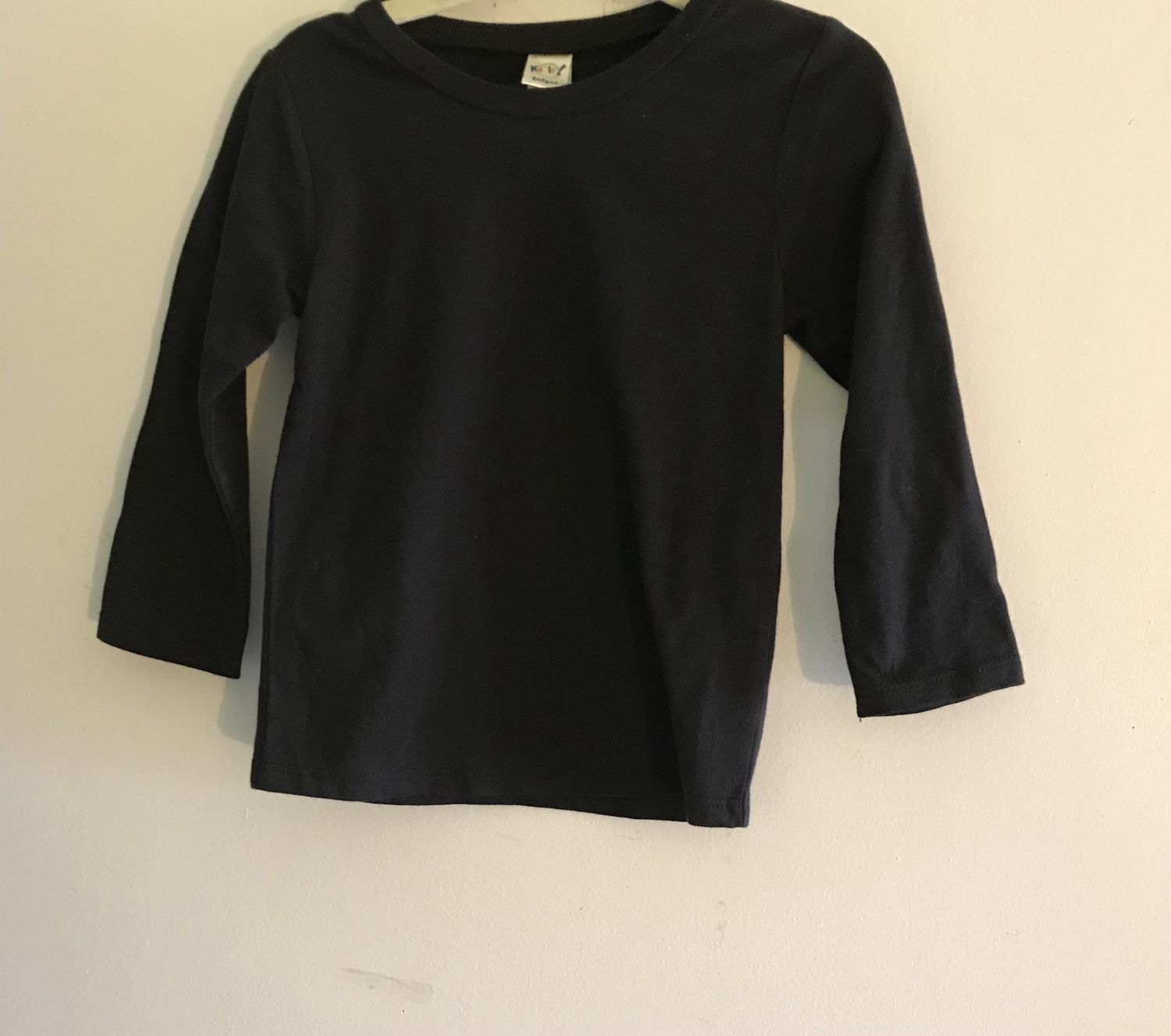 Baby  long sleeve top  24months  black
