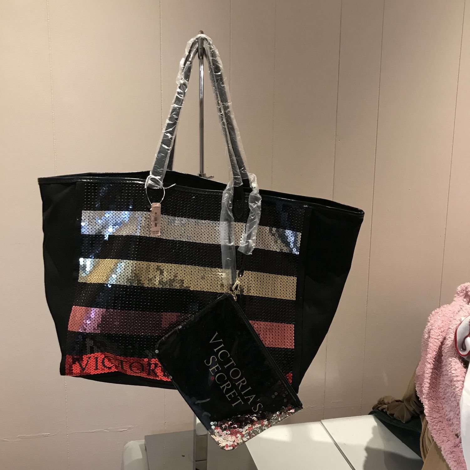 Women handbag Victoria Secret with a pouch