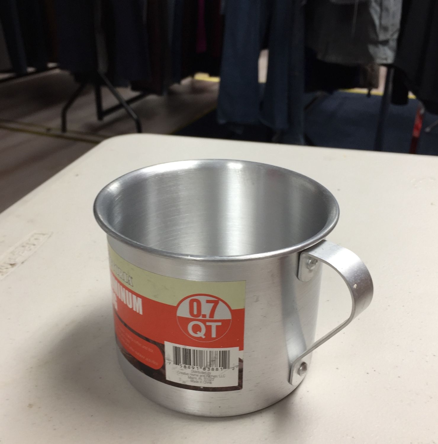 Aluminum cup