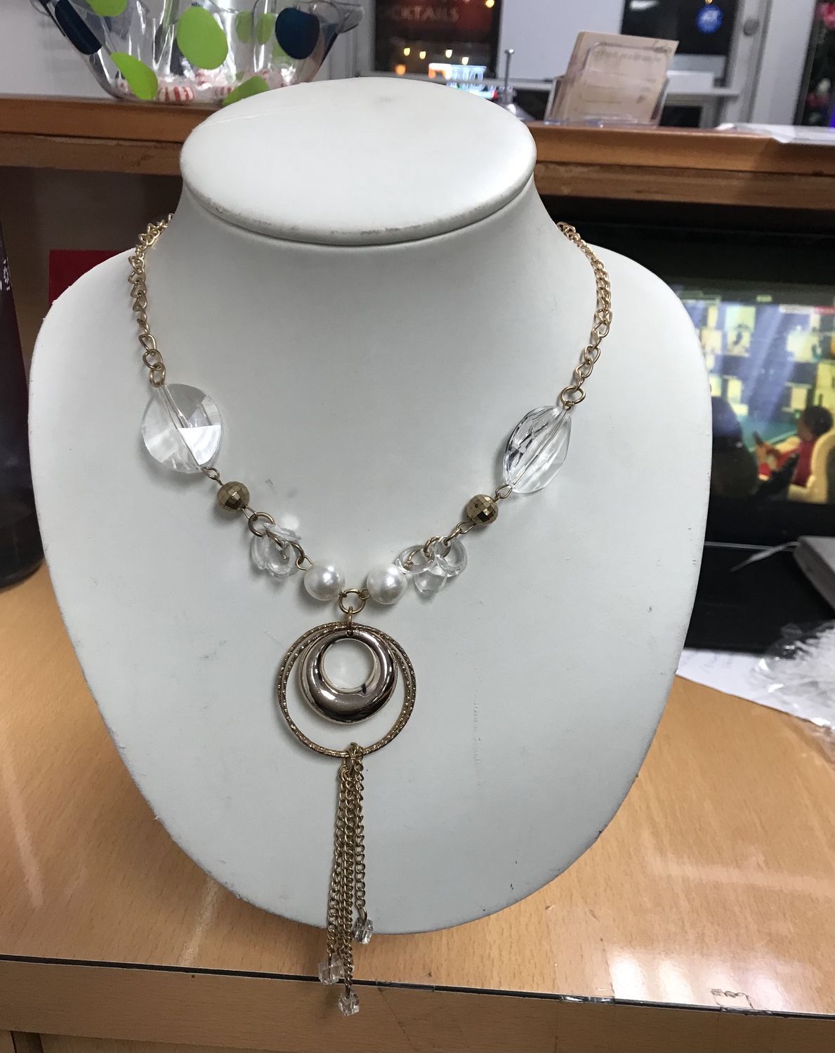 Fashion Necklace Gold Tone