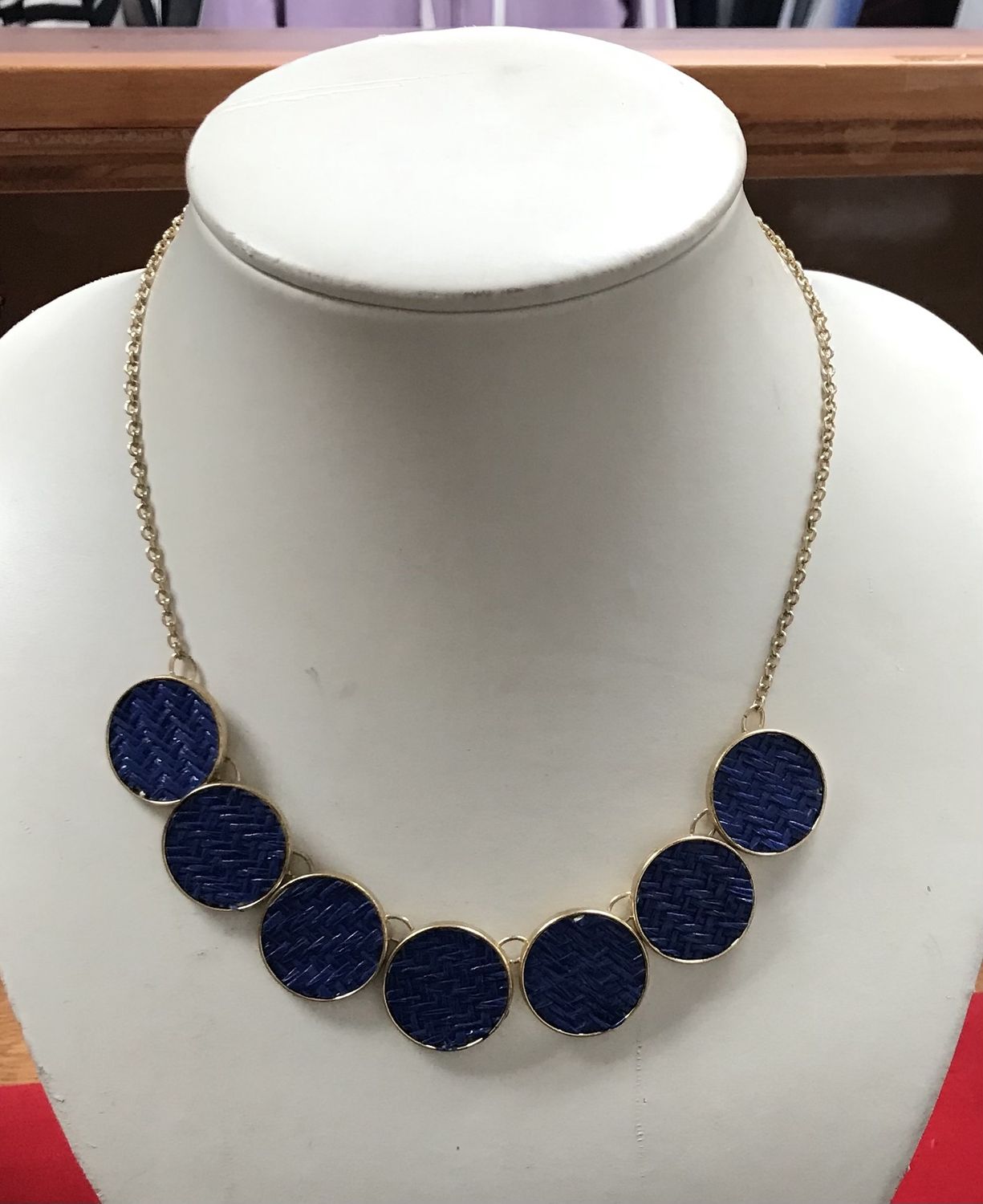 Fashion Gold Tone Necklace with Pendants