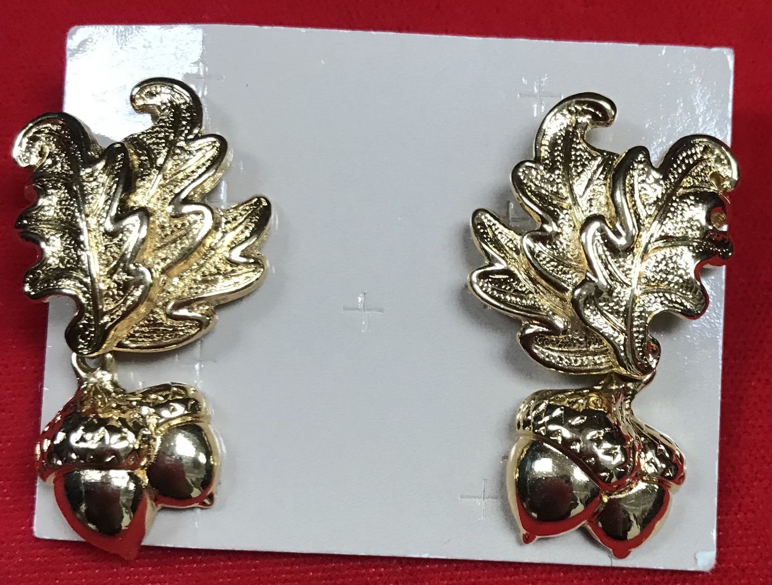 Gold Tone earring pierce