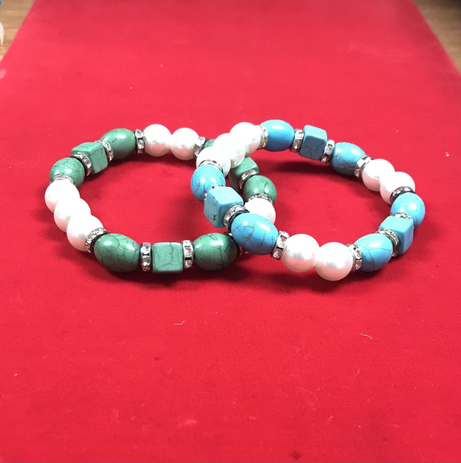 Fashion Beads Bracelets for Women 2pc