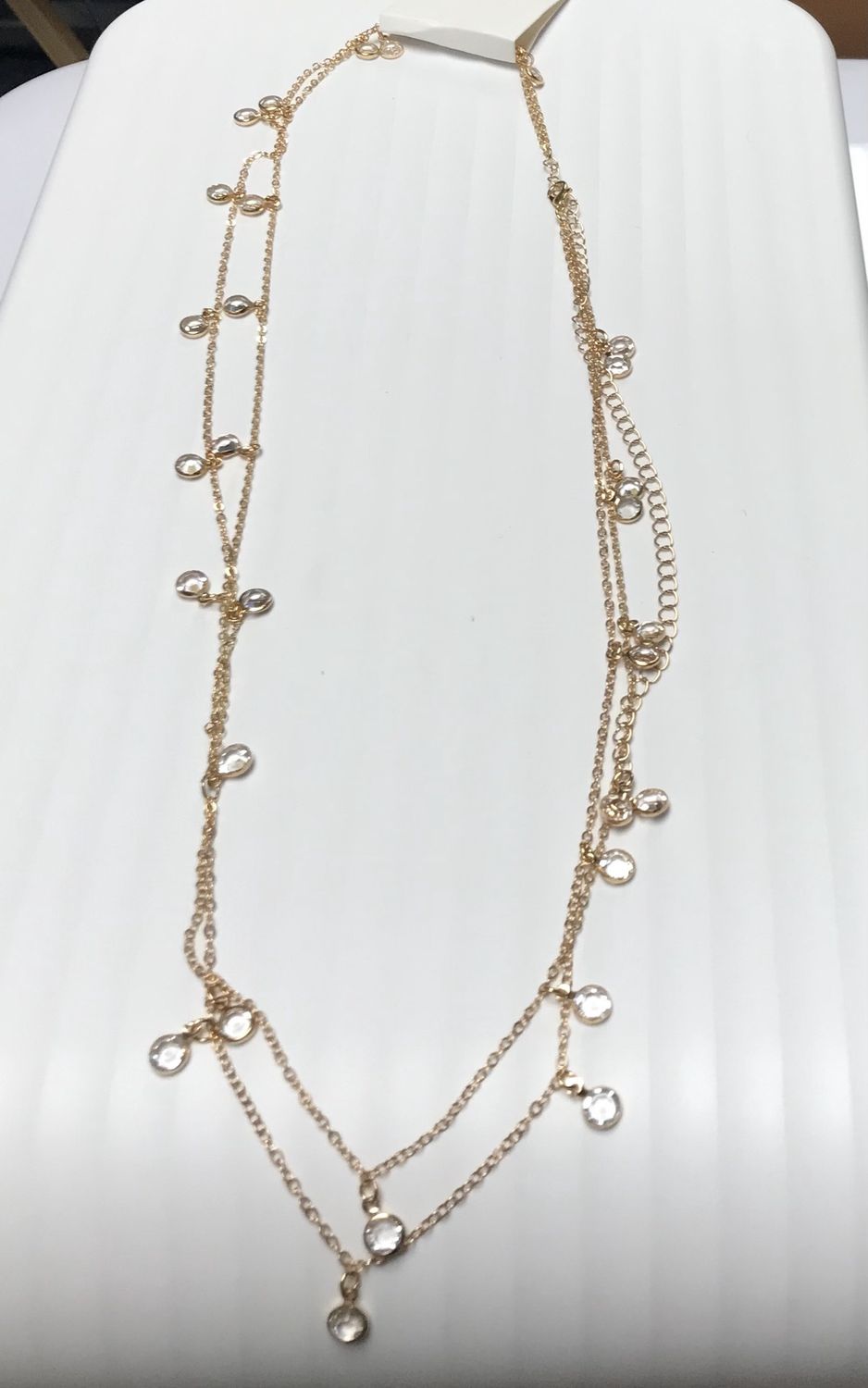 Gold Fashion Waist Chain with gemstones