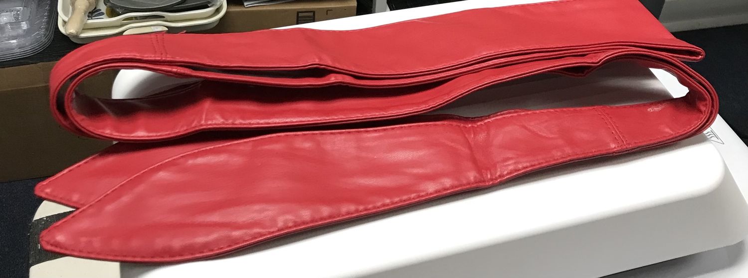 Fashion Leather Belt for Women  RED