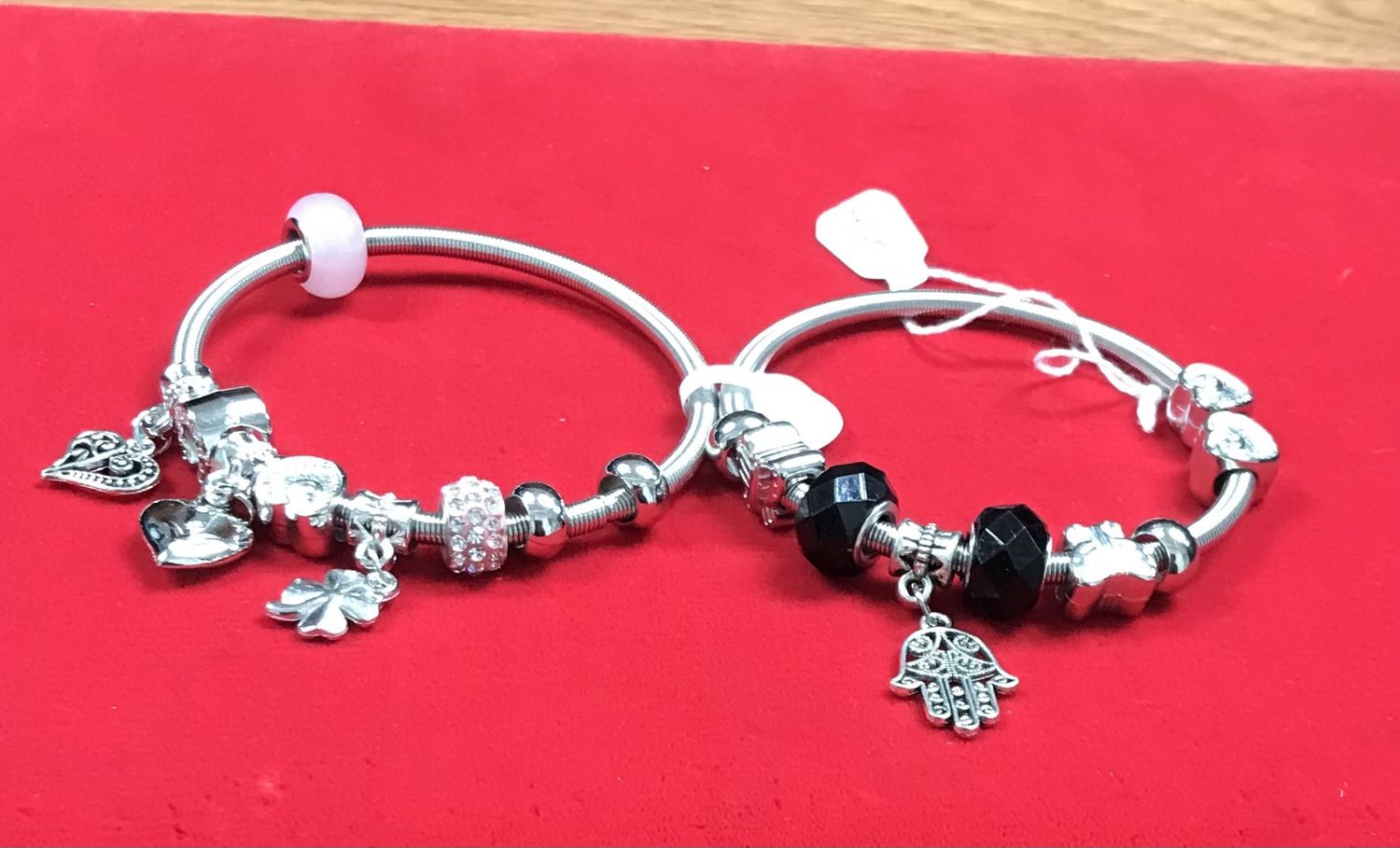 Fashionista Silver Bracelet with Charms