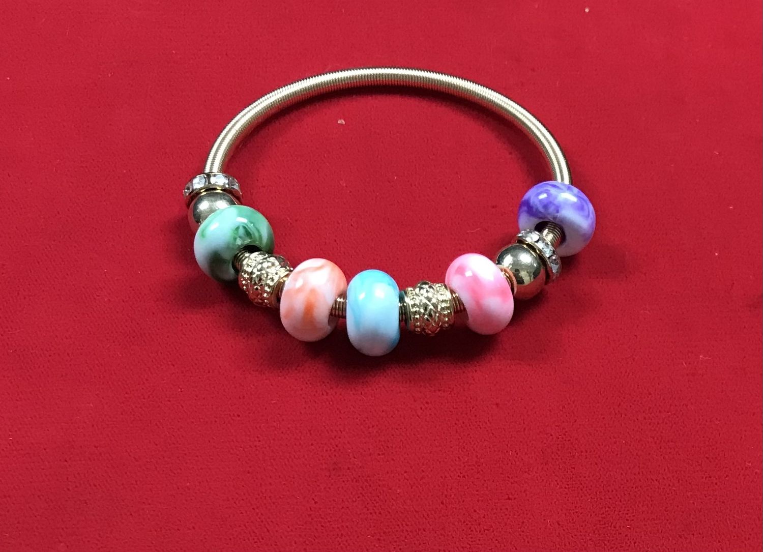 Fashion Gold Bracelet with  Charms