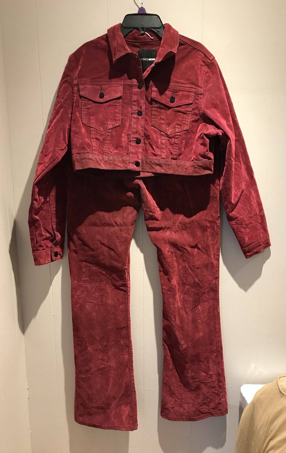 Lady’s Pant outfit Red