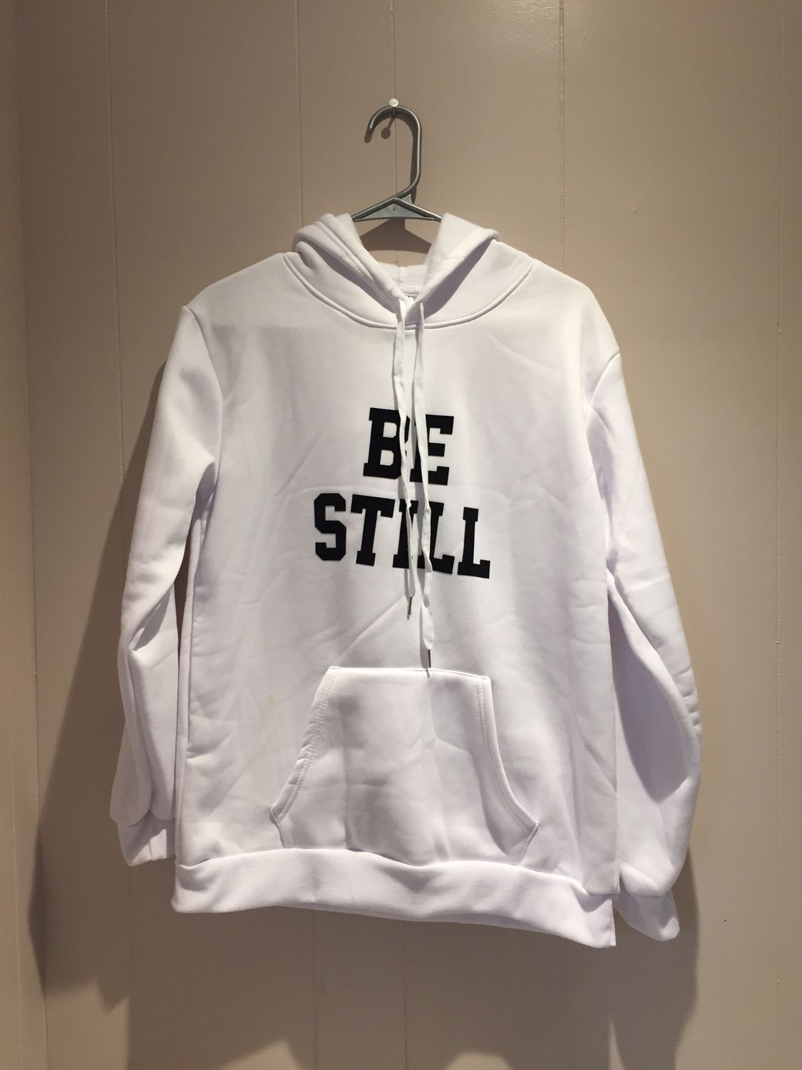 Men’s Hooded Top Clothing:Be Still