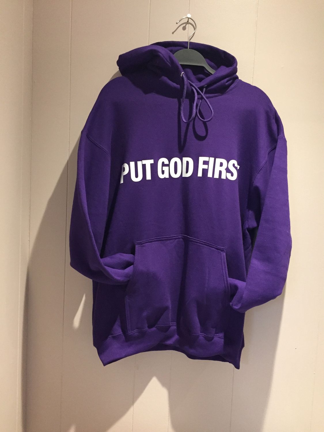 Men’s  Hoodie Top-Put God First