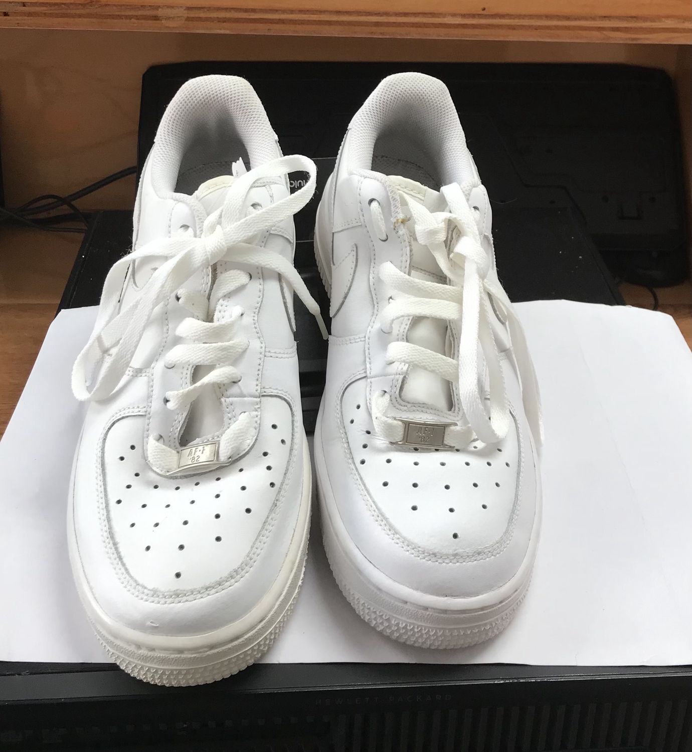 Nike Air Sneakers High Top Pre-Owned 7Y