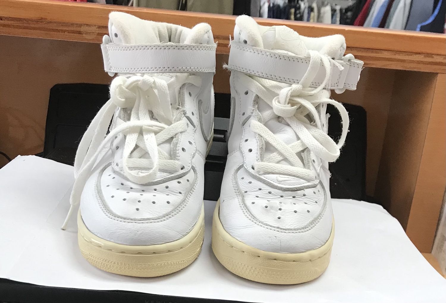 Nike Air Sneakers High Top Pre-Owned 6Y