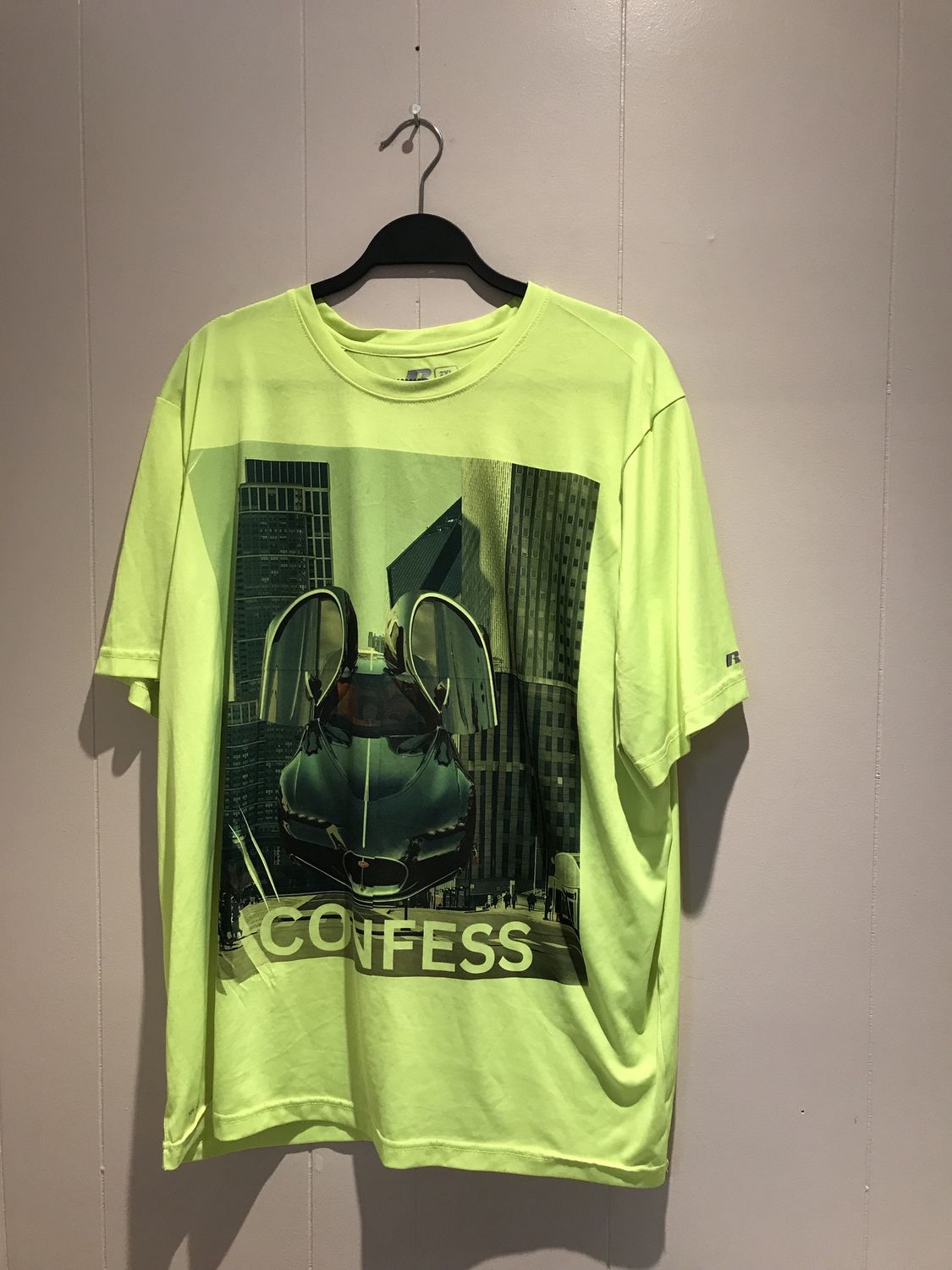 Men Design Top Confess 2XL