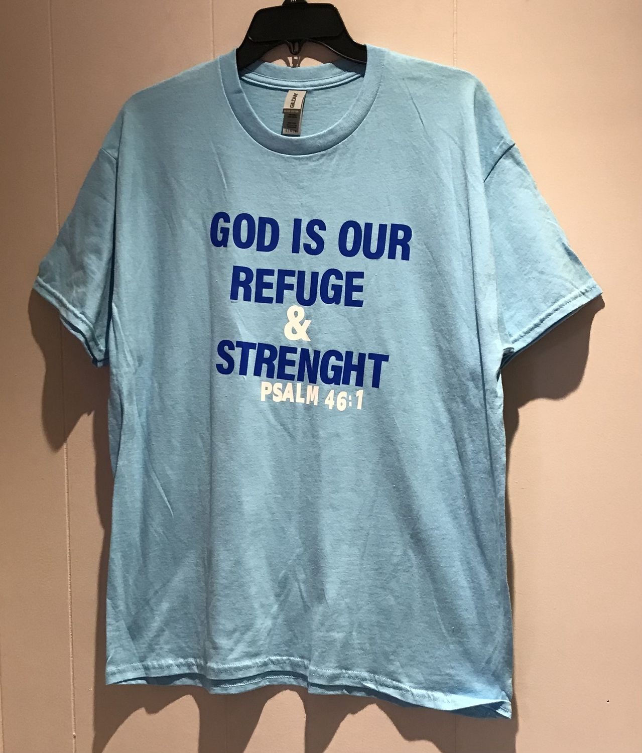 Design T-shirt God is My Refuge L
