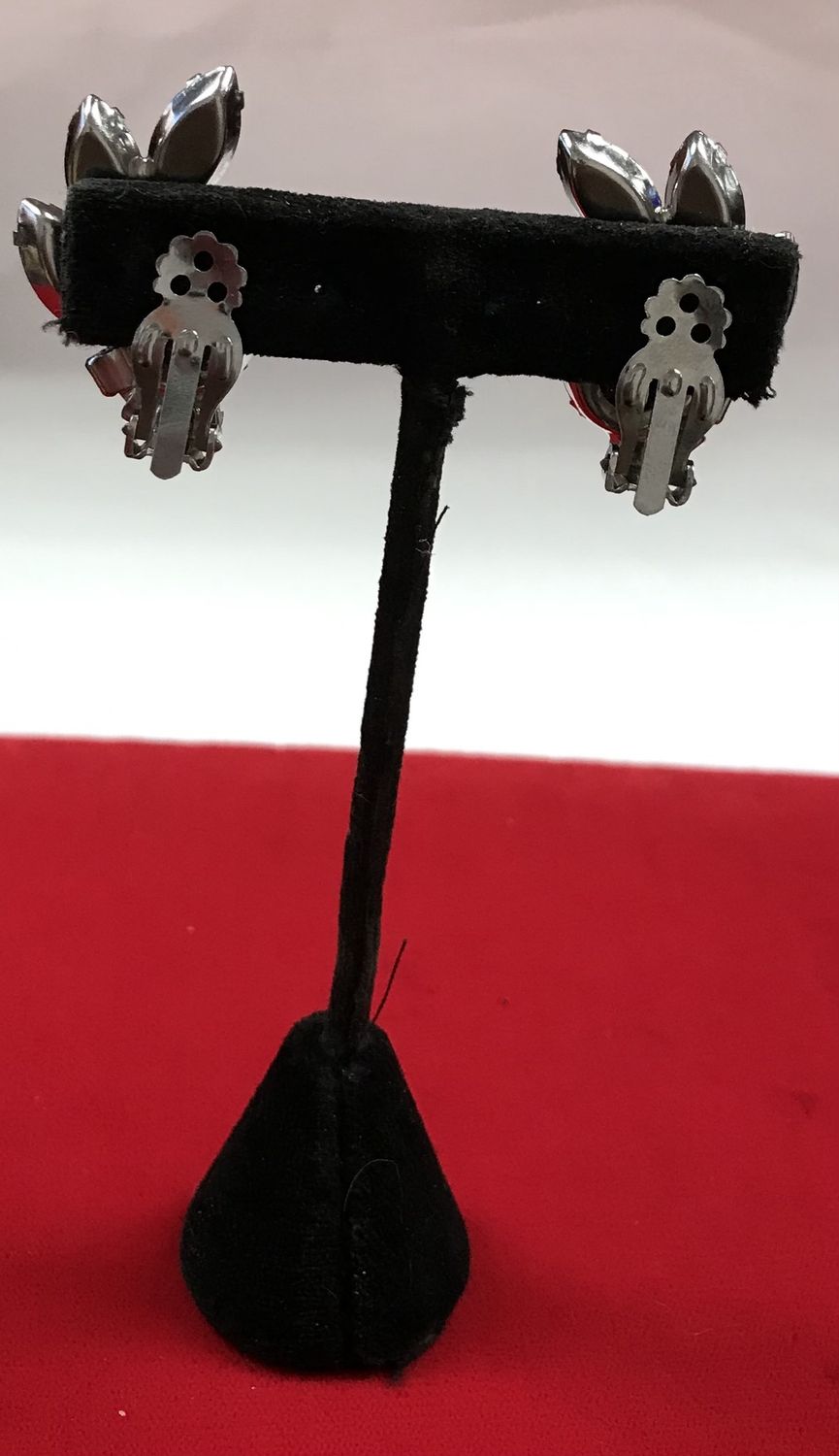 Costume Earrings with Multicolored gem stones