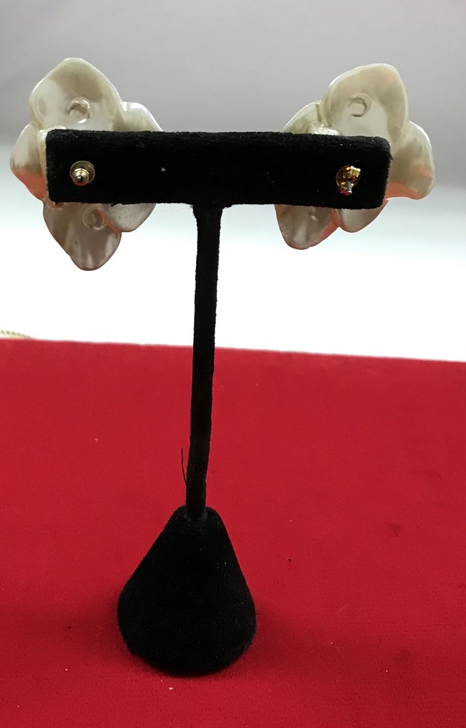 Fashion Gold Pierce Flower Earring