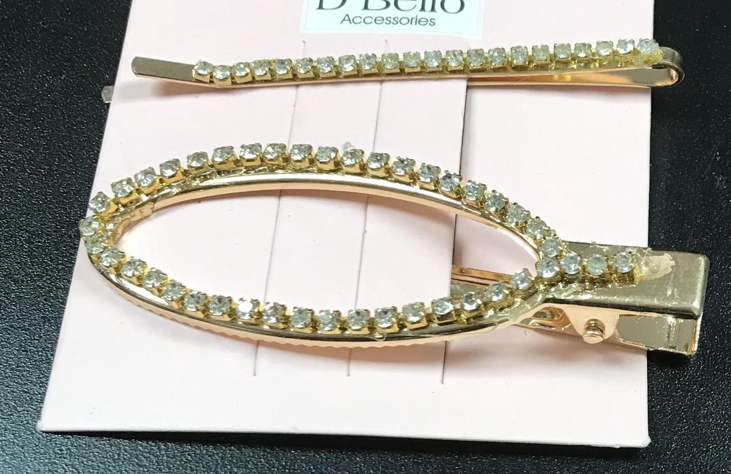 Hair Clip with Rhinestones