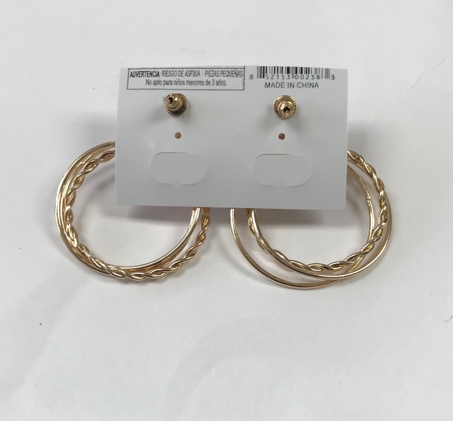 Fashion Gold  Pearls Hoop Earrings