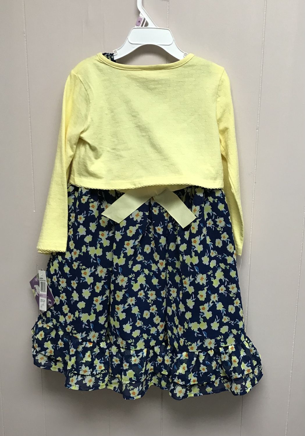 Formal outfit girls 2pc Yellow size 6