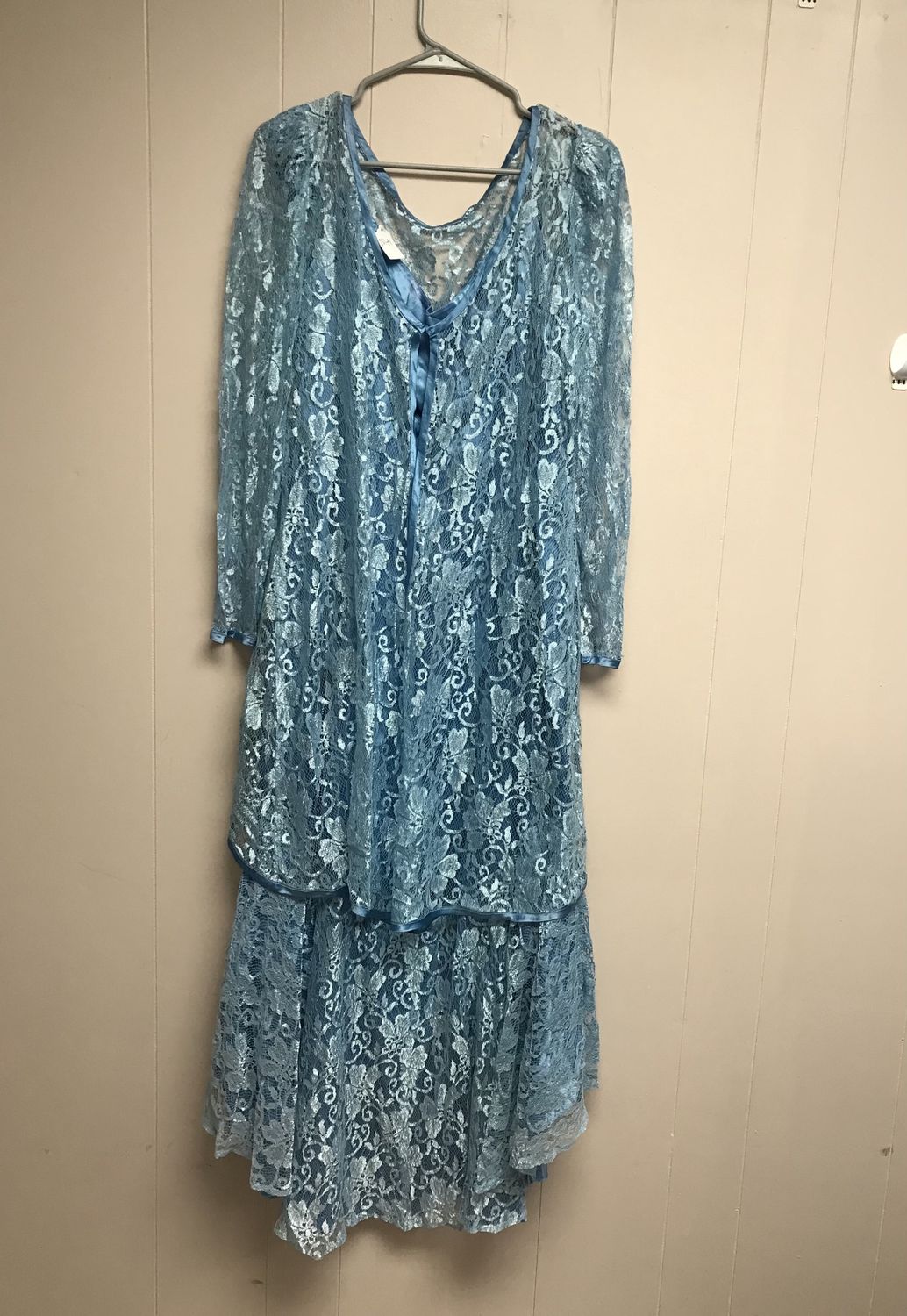 Women’s formal Lace Dress  2pc Blue Size 20