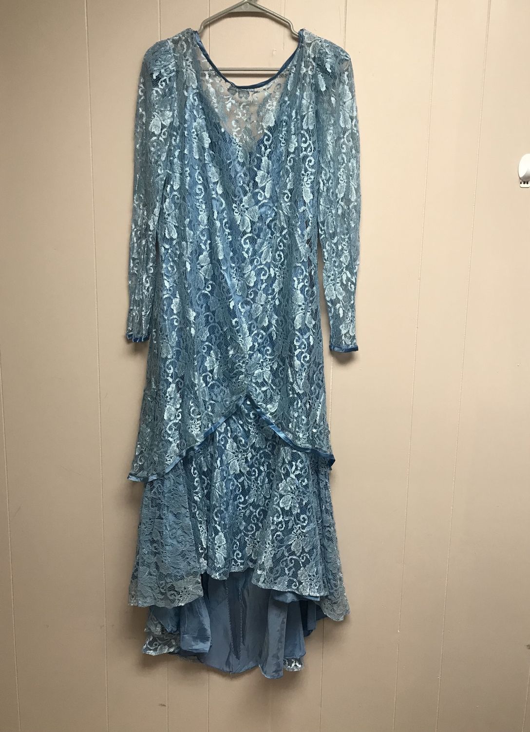 Women’s formal Lace Dress  2pc Blue Size 20