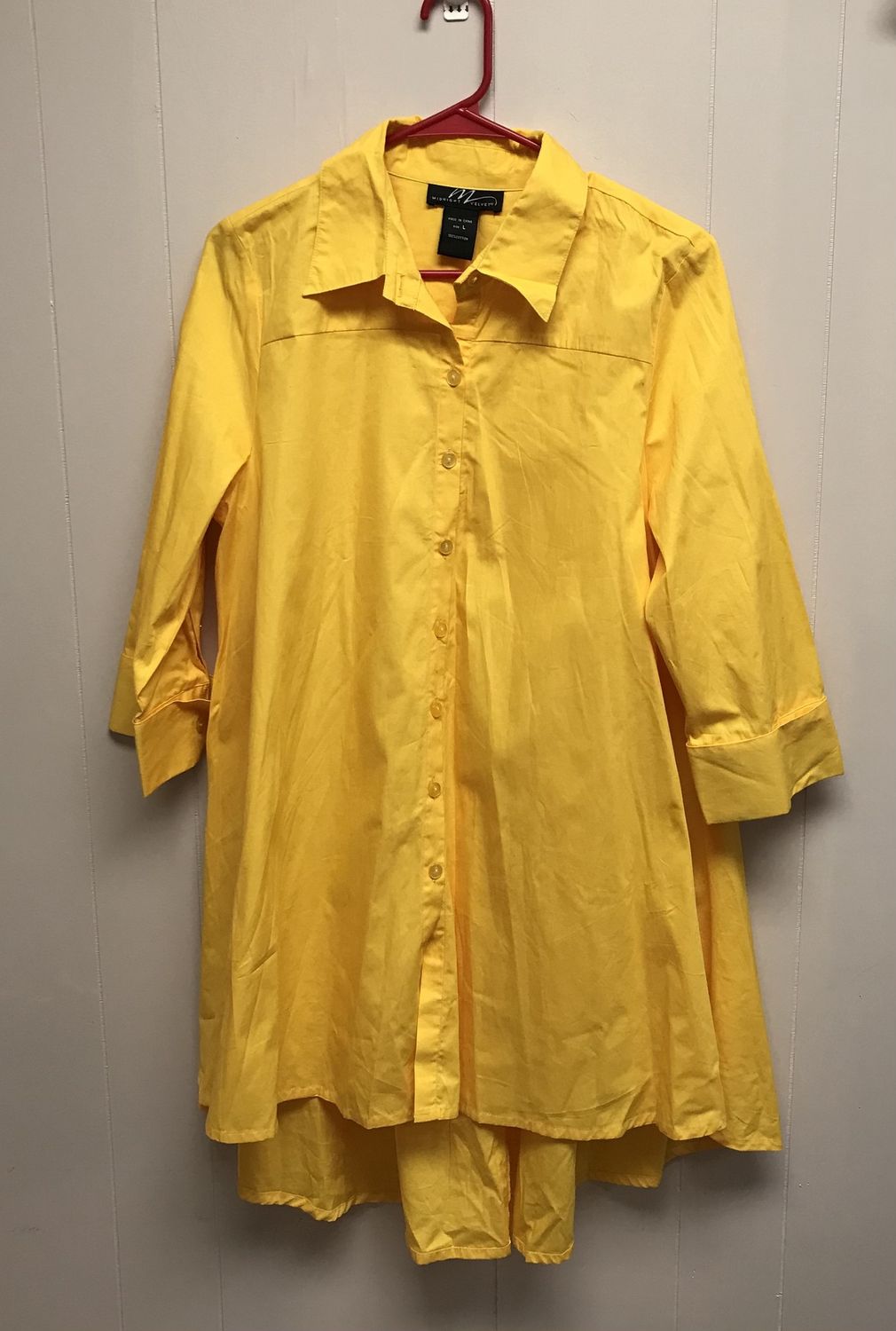 Oversized Women’s Top Yellow Large