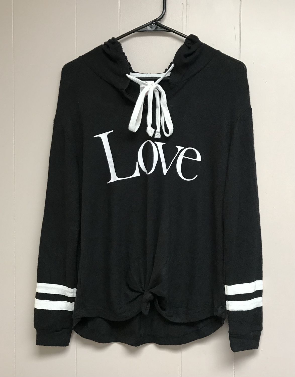 No Boundaries Women Top Love,Long Sleeves XL