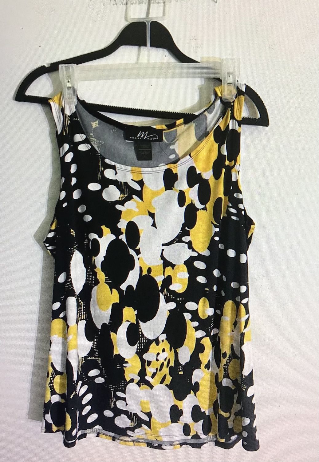 Women’s Top 2pc Yellow by Midnight Velvet Large