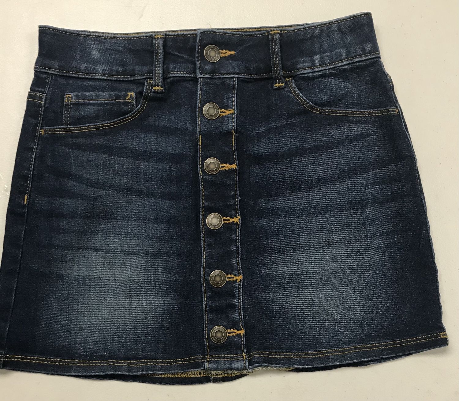Children’s Jean Skirt  Front Buttons  Size 10