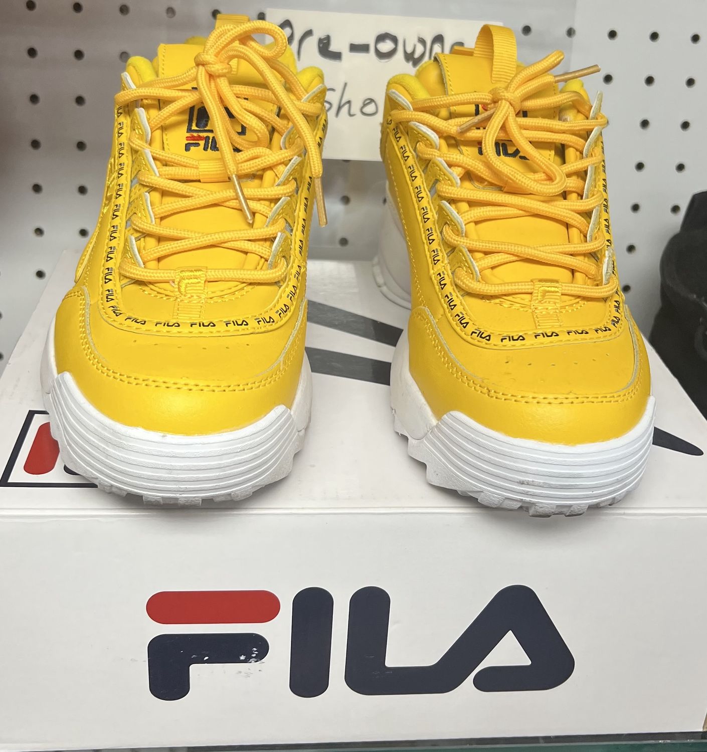 FILA Sneakers Yellow Size 5.5