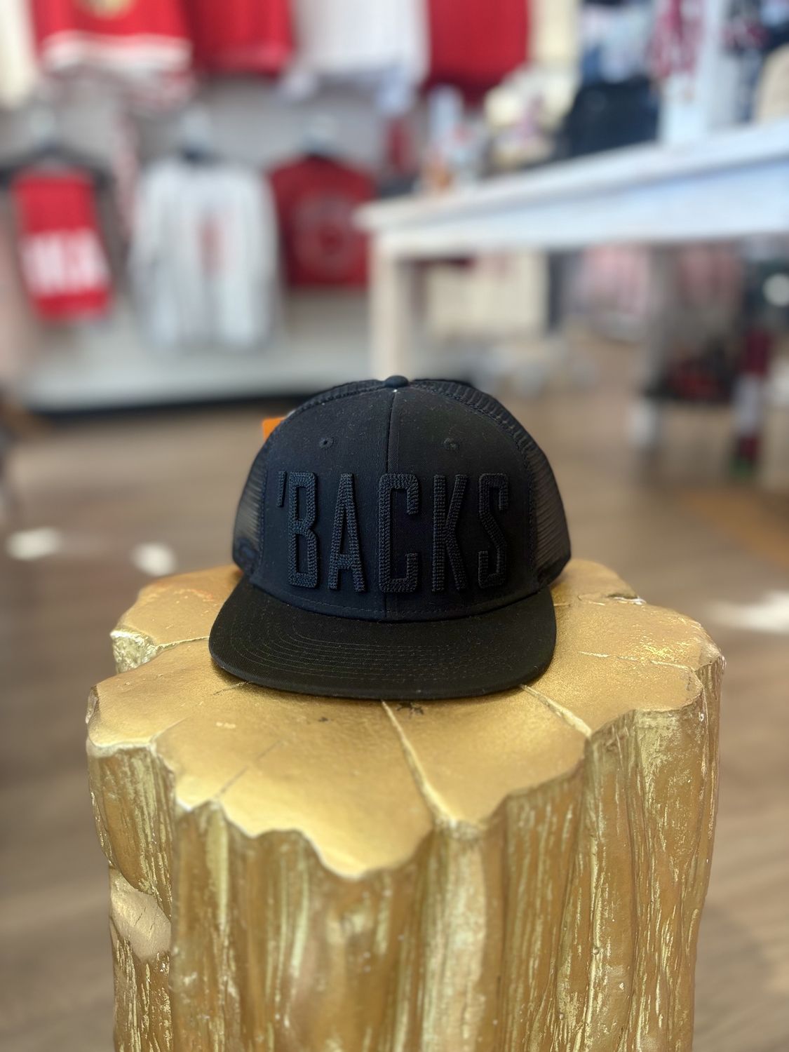 Backs Hat Black/Black